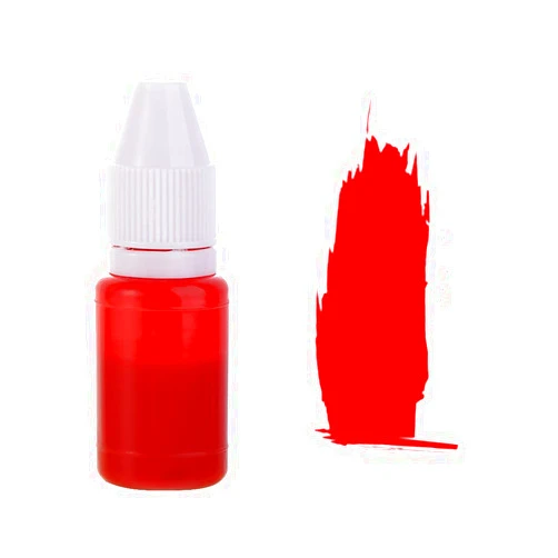 Generic 1Pcs 10ml Refill Ink Oil-Based Stamp Refill Ink Stamp Oil for DIY Wood Paper Wedding Scrapbooking Make Seal(red)