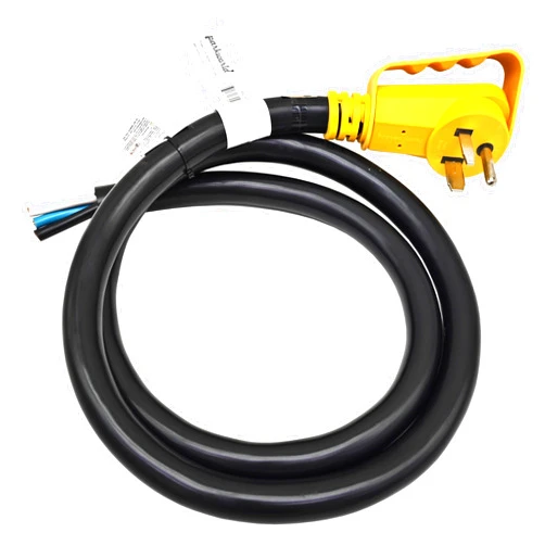 Parkworld NEMA 6-50 Plug Lighted with Handle Power Cord Set with STW 6AWG Cable (6FT)