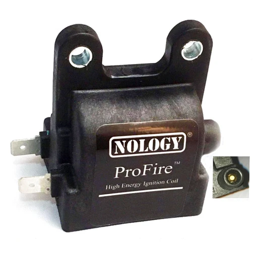 Nology ProFire Ignition Coil P/N 152 001 060 T, for Triumph Motorcycles 2001-2008 Carburetor Models - America/Speedmaster/Scrambler 900 / Trophy 900, (0.6 Ohm), Single-Outlet Coil PFC-06ST