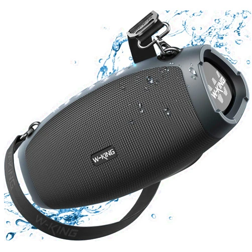 W-KING Portable Loud Bluetooth Speaker Wireless, 120W PEAK 70W Waterproof Outdoor Speaker Boombox Subwoofer for Party,Triple Passive Radiators-Deep Bass/Hi-Fi Audio/DSP/42H/Power Bank/TF/AUX/EQ/Opener