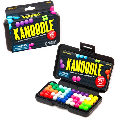 Educational Insights Kanoodle 3D Brain Teaser Puzzle for Ages 7+ Brain Games for Kids and Adults, Travel Games