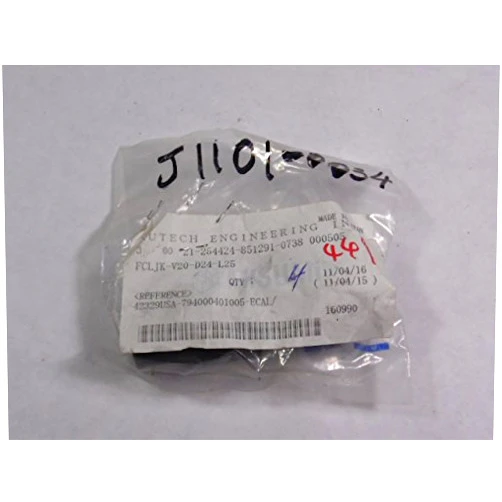 Misumi FCLJK-V20-D24-L25 Resin Collar Black 20x24x25mm 4-Pack