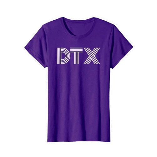 DTX Dallas Texas Retro Linear Design Studio DTX Dallas TX Retro Linear Design T-Shirt