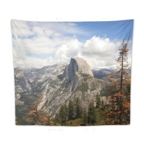 Cheyan Landscape Tapestry Halfdome Yosemite National Park USA Stone High 50