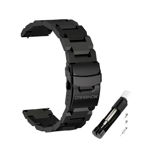 CARBINOX Band Durable 22mm Compatible Smartwatches Adjustable, Secure Fit
