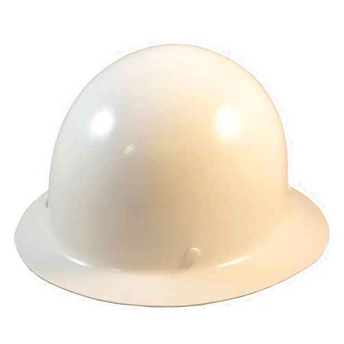 Texas America Safety Company Custom Skullgard Full Brim Hard Hat with Staz On Suspension and Tote