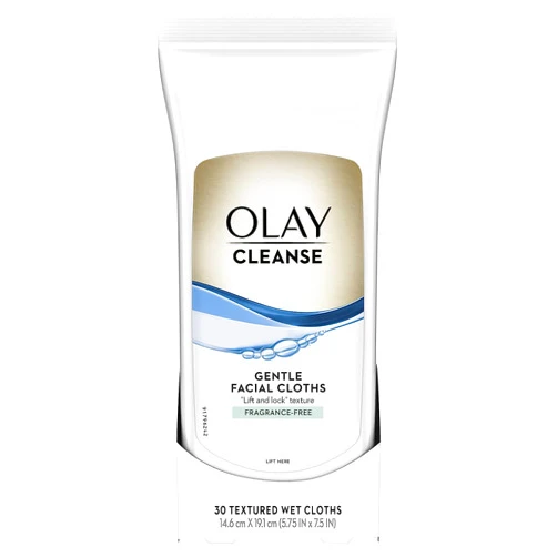 Olay Wet Cleansing Towelette, 30 Count