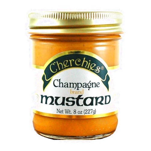 Cherchies Champagne Brand Mustard, 8 Ounce