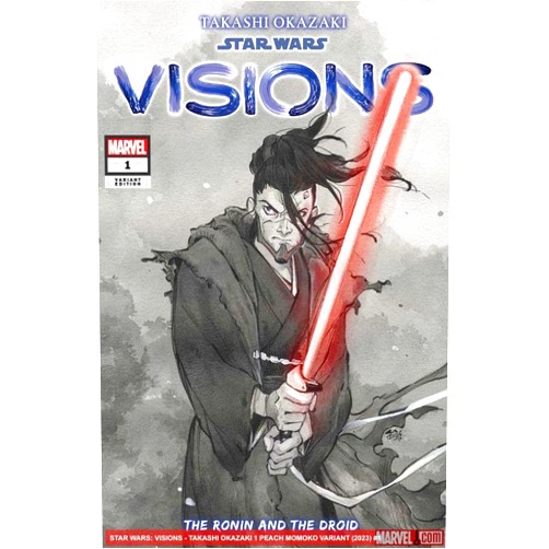 By Takashi Okazaki (Author), Takashi Okazaki Peach Momoko (Illustrator) Star Wars: Visions #1 Variant Cover by Peach Momoko with Rated Comics acrylic backer