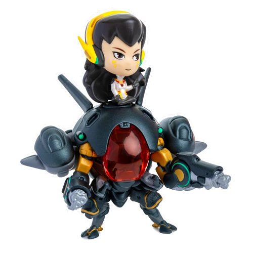 U.C.C. Distributing Overwatch D.VA Carbon Fiber with Meka Figurine, Action Figure