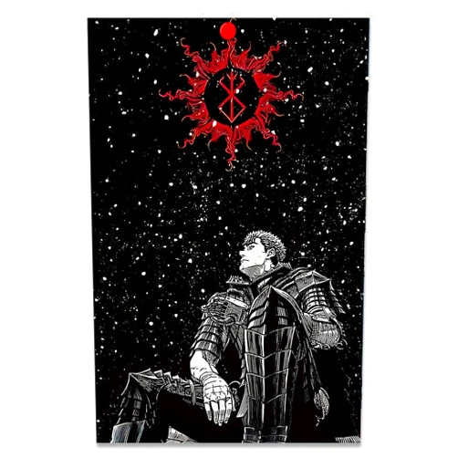 Thunwid Anime Berserk Poster Guts Starry Sky Cool Artwork Canvas Poster Wall Art Decor Print Picture for Living Room Decoration 12