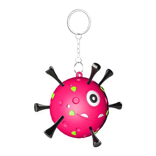 ACCTOLF Golf Tee Holder, ACCTOLF Portable Golf Ball Tees Holder with Novelty Keychain Accessory for Golf Club Bag, Golf Gift Accessories for Golfer Men Women, Fits 3 1/4, 2 3/4, 1 1/2 Tees