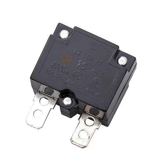 weelye 2Pcs 5A 125/250Vac 50Vdc Automatic Reset Relay Thermal Switch Circuit Breaker Current Overload Protector for Children Riding Electric Car Accessories