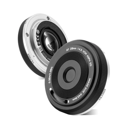 VILTROX 28mm F4.5 E-Mount Ultra-Thin Pancake Lens Auto Focus 28 mm f/4.5 FE Chips-Size Full Frame Wide Angle Lens for Sony a7 a7R a7S a7C a7RII a7SII a7SIII a7III a7RIII a7IV a7RIV a9 a9II