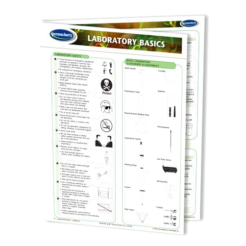 Permacharts Laboratory Basics Guide - Science Quick Reference Guide by Permacharts