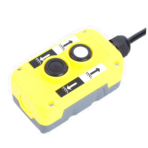 DNYSYSJ 4 Wire Dump Trailer Remote Control Switch for Hydraulic Pumps Double Acting Hydraulic Pumps 12V DC 2-Button