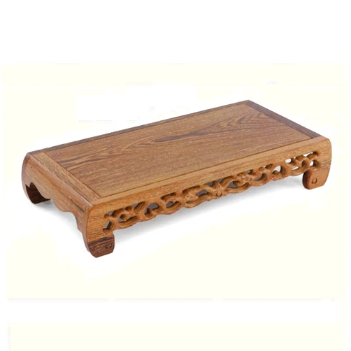 Generic Small Altar Table,Meditation Table,Hand Carved Natural Wood Small Puja Table, Used in The Tea Table Japanese,Study Room,Yoga Room.IT is 15.1 Inches Long,6.9 Inches Wide, 2.7 Inches Tal