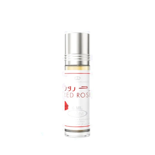 Al-Rehab Red Rose - Roll On - Essential Perfume Oil - for Women - by Al-Rehab - 6ml(0.2 Fl Oz)