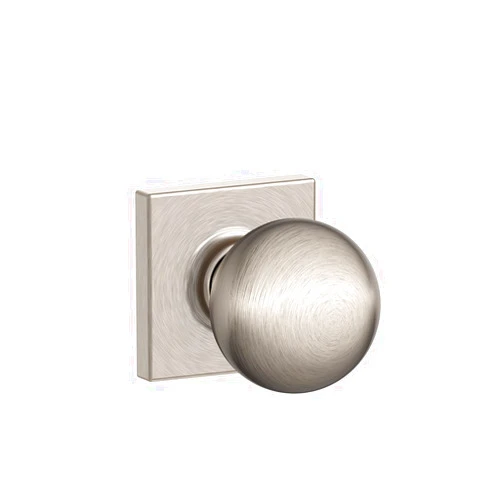 SCHLAGE F10 ORB 619 COL Collins Trim Orbit Hall and Closet Knob, Satin Nickel