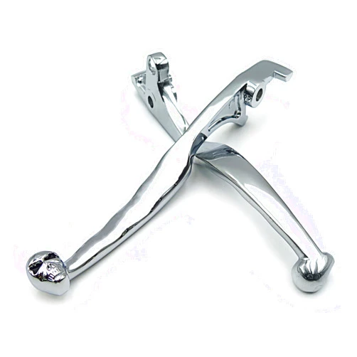 SMT-MOTO SMT-Chromed Brake Clutch Skull Hand Levers Compatible With KAWASAK Vulcan 1500 1600 2003-2008 [B00RUE9NU2]