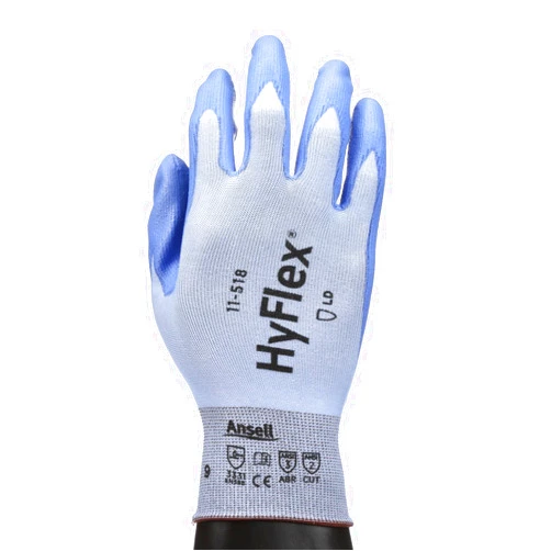 Ansell 235132 Hyflex 11-518 Light Duty Cut Resistant Gloves, Size 8