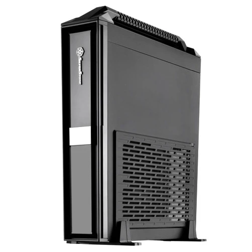 SilverStone Technology Mini-ITX Slim Small Form Factor Computer Case with Handle ML08B-H
