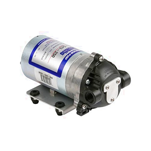 SHURFLO Pentair Hypro Shurflo 8000-543-250 Internal Bypass Agricultural Spraying Diaphragm Pump, 1.8 GPM c/w Santoprene Diaphragm, Viton Valves, Self-Priming Upto 8 Feet, 50PSI, 12V, 3/8
