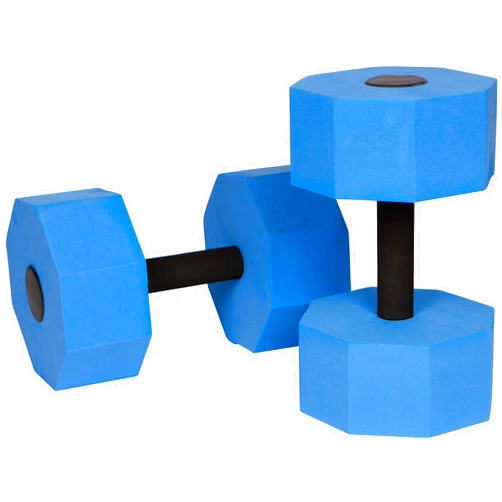 Trademark Innovations Aquatic Exercise Dumbells - Set of 2 Foam - for Water Aerobics (Octagon)