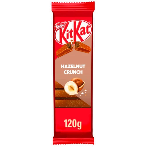 Kit Kat Nestle KitKat Hazelnut Crunch Wafer Bar, 120g/4.2 oz., Imported from Canada