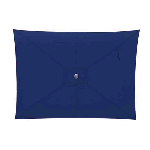 Toonshare Patio Umbrella Replacement Canopy, 6 Ribs Rectangle Umbrella Replacement Covers Top, 6.5 x 9.8 ft Sun Umbrella Replacement Cloth, for Garden Beach Backyard Umbrella