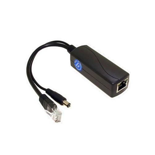 REVODATA Gigabit PoE Splitter 12V 2A Output with IEEE 802.3af/at Standard Compliant 10,100,1000Mbps Power Over Ethernet Splitter Adapter for Security Camera CCTV Surveillance 5.5x2.1mm DC PlugPS5712TG