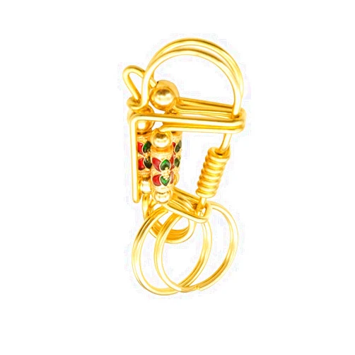 WDDGPZ1 Creative brass key chain handmade bird car key chain ring personality ear spoon pendant men and women gifts
