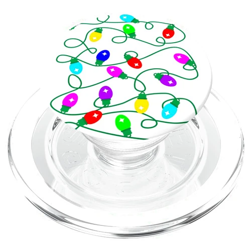 Christmas Lights for illuminate Santa Eve Christmas Lights- Merry Xmas Holiday Tree Lights Women's PopSockets PopGrip for MagSafe