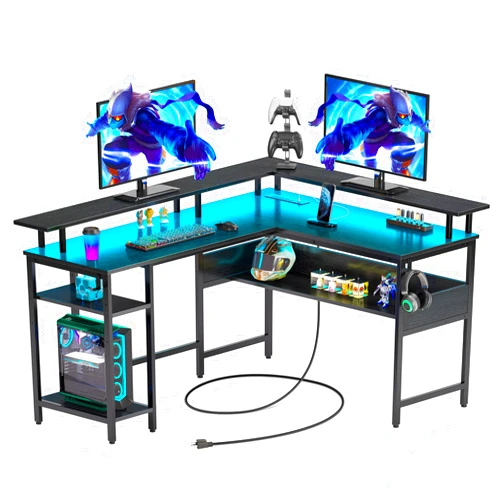 Rolanstar Computer Desk L Shaped 56.7