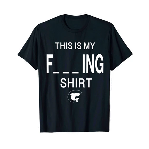 Funny Fishing GIfts By Design Tee Company Funny Fishing Shirts For Men Women This Is My Fishing Shirt T-Shirt