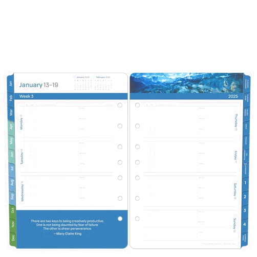 Franklin Covey FranklinCovey - Leadership Weekly Ring-Bound Planner (Classic, Jan 2025 - Dec 2025)