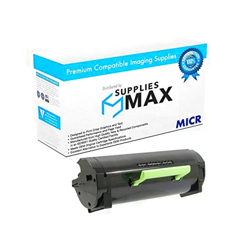 SuppliesMAX Compatible MICR Replacement for Lexmark M1145/XM-1145 Black Toner Cartridge (16000 Page Yield) (24B6035)