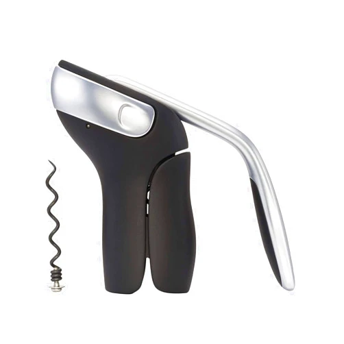 SHIBOHAN Automatic Wine Opener, Vertical Lever Corkscrew Bottle Openers Foil Cutter Wine Tool Set Cork Drill Lifter Kit Wine Opener Lever Corkscrew, Wine Opener