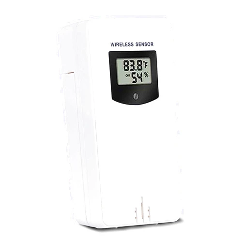 Kalawen Wireless Remote Sensor Used for Outdoor Temperature Humidity Remote Sensor in Backyard, Garden, Courtyard and Basements