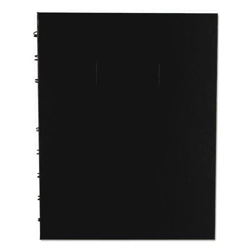 Blueline NotePro Quad & Ruled Notebook, Black, 9.25 x 7.25 inches, 192 Pages (A44C.81)