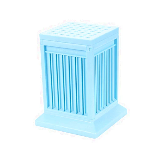 YFUG GO 49 Holes Meat Skewer Kebab Maker Box,Kitchen Quick Bbq Skewer Maker Meat Maker (Blue)