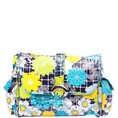 Kalencom Laminated Buckle Bag, O'Floral