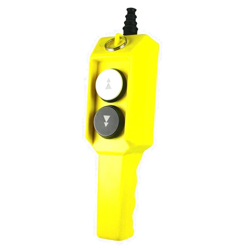 Automation Systems Interconnect ASI P02.D2 2 Button Ergonomic Grip Pendant Station, Two Speed, 4No Contacts, UP-Down Arrows