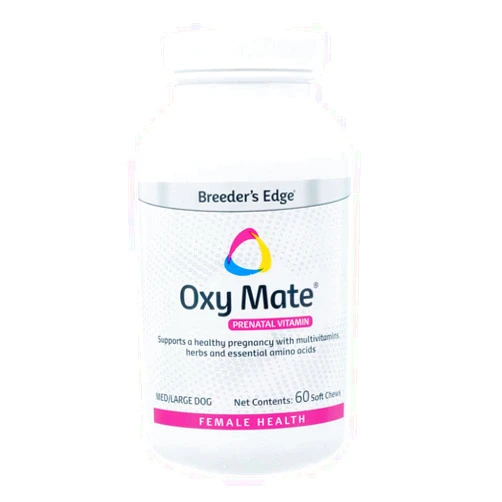Revival Animal Health Breeder's Edge Oxy Mate- Prenatal Supplement- for Medium & Large Dogs- 60ct Soft Chews