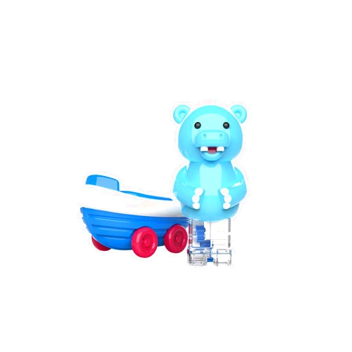Educational Insights Zoomigos Hippo with Rowboat Zoomer - Toddler Toy