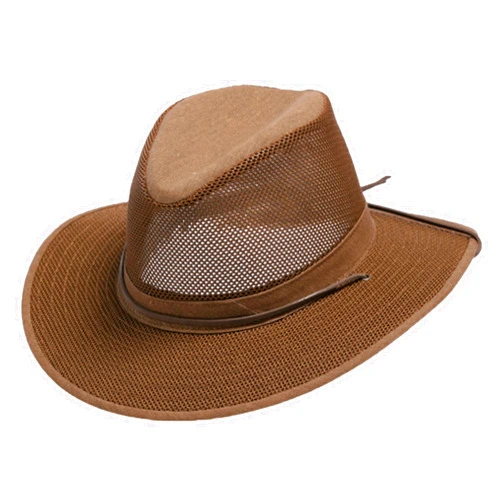 Henschel Hats Henschel Aussie Mesh Breezer Hat - Packable Sun Protection for Outdoor Activities. Ideal for Hiking, Fishing & Camping. (US, Alpha, Large, Earth)