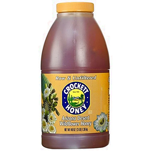 TAOindustry Arizona Desert Wildflower Honey (Raw & Unfiltered by Crockett Honey 2 Pack-48 Oz Each