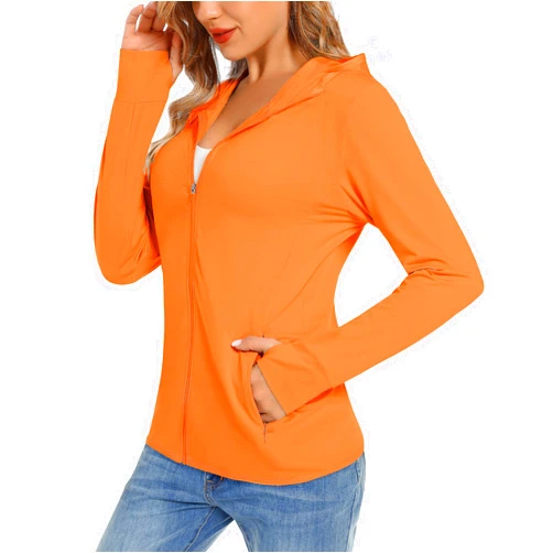 TACVASEN Women's Sun Hoodies Lightweight Jacket for Women Zip Up UPF 50+ UV Shirt Long Sleeves