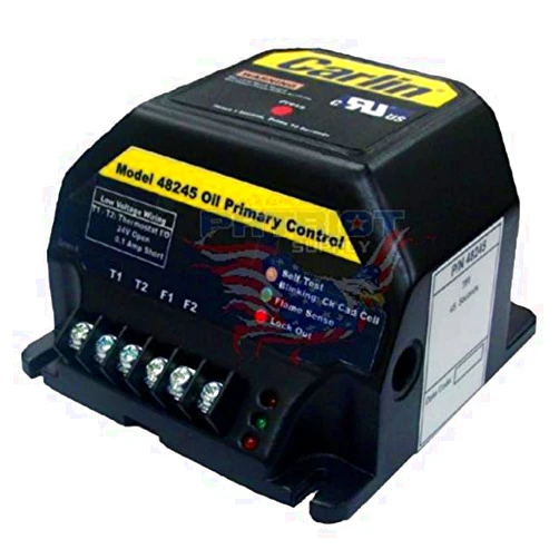 CARLIN 48245S OIL PRIMARY CONTROL Features & Benefits Intermittent Duty Ignition 45 Second Trial for Ignition (TFI)