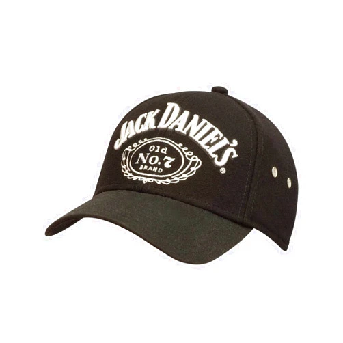 Jack Daniel's Men's Structured Logo Ball Cap Black L XL